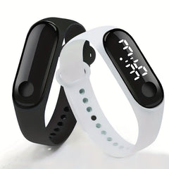 Waterproof Silicone LED Sports Watch for Kids