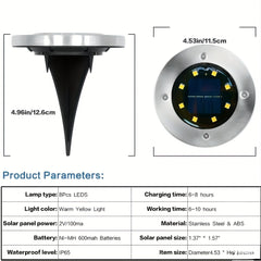 Outdoor Solar Garden Lights for Pathways Patio Walkways Path