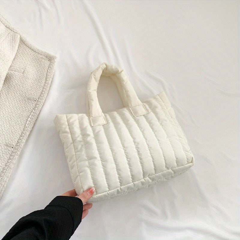 Minimalist Solid Handbag All Match Storage Bag Women's Bag