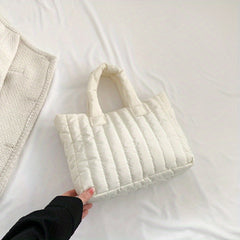 Minimalist Solid Handbag All Match Storage Bag Women's Bag
