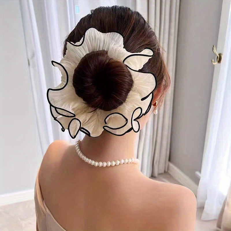 Large Scrunchie Hair Tie Bun Hair Accessory
