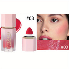 Moisturizing Liquid Blush Stick Lip Eye Cheek Natural Look Long Lasting