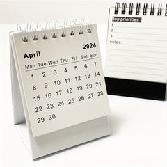 Minimalist Mini Desk Calendar Portable Notebook Calendar Desktop Decoration