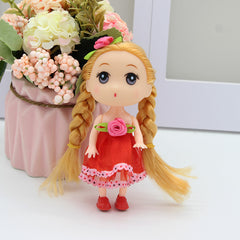 Mini Doll Keychain Pendant for Bags and Parties