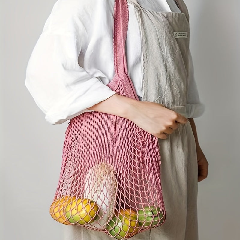 Large Capacity Beach Bag Net Hollow Out Hobo Lightweight Storage Bag