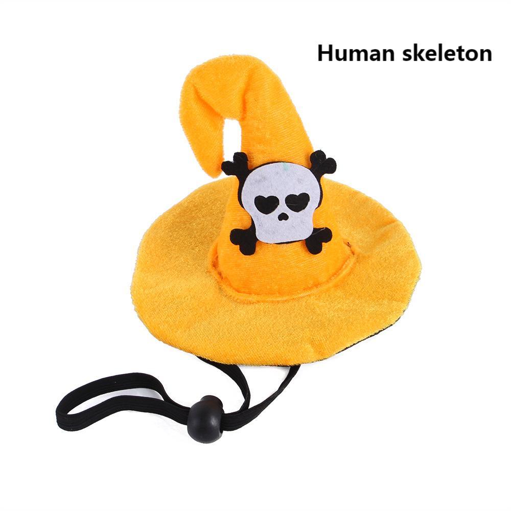 Pet Halloween Witch Hat with Spider Pattern Costume for Cats & Dogs