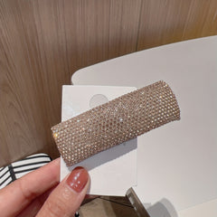 Rhinestone Snap Hair Clips Faux Diamond Bling Hair Pins