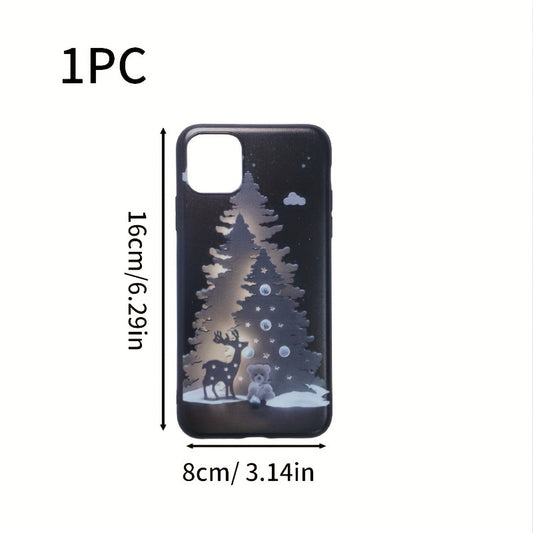 Christmas Tree Print Phone Case for iPhone - Multiple Models Available