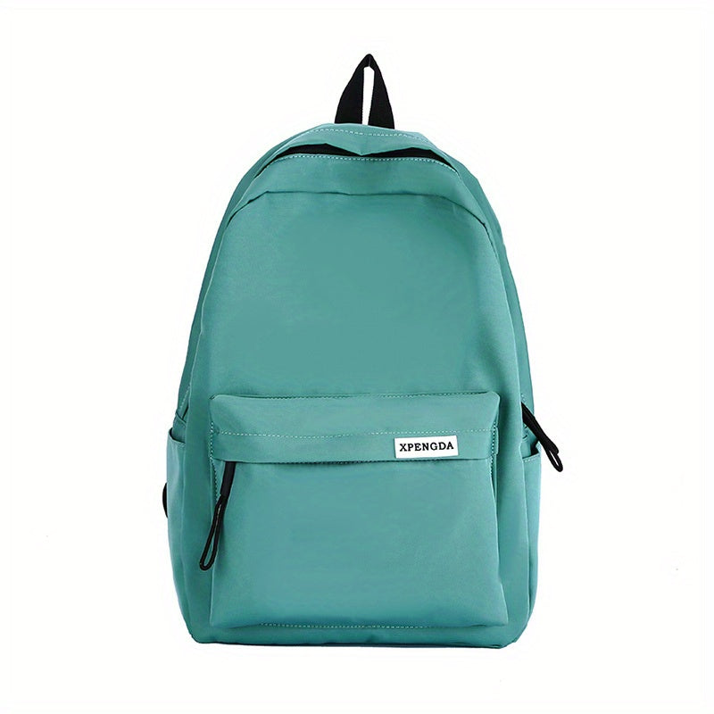 Men's Casual Solid Backpack Travel School Bag