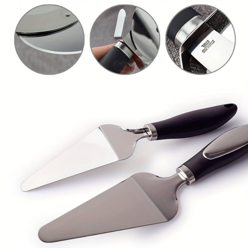 Pizza Cutter & Shovel Set Stainless Steel Slicer Server