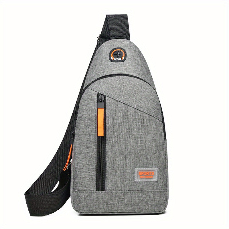 Men's Chest Bag Single Shoulder Crossbody Casual Diagonal Bag