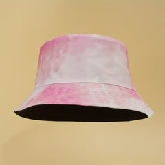 Tie Dye Print Bucket Hat Unisex Travel Beach Hats