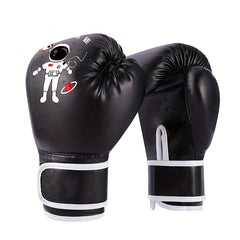 Flame Boxing Gloves Cartoon Training Gloves Protective Gear for Beginners