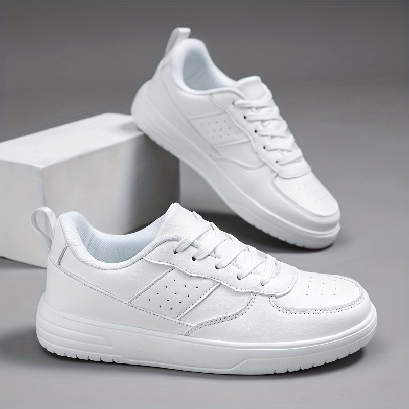 Women's Breathable Solid Sneakers Lace Up Low Minimalist Shoes