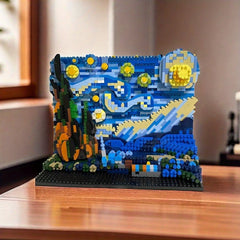 ABS Starry Night 3D Building Blocks Set Creative Puzzle for Adults