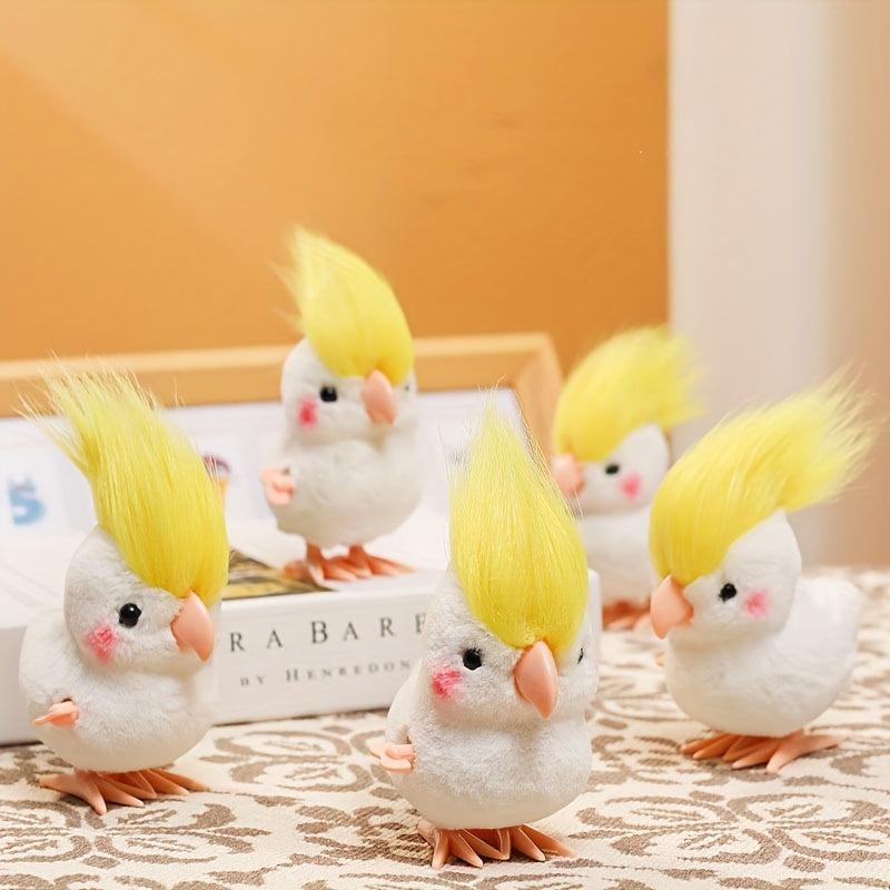 Interactive Plush Parrot Toy for Small Pets - Birthday Gift