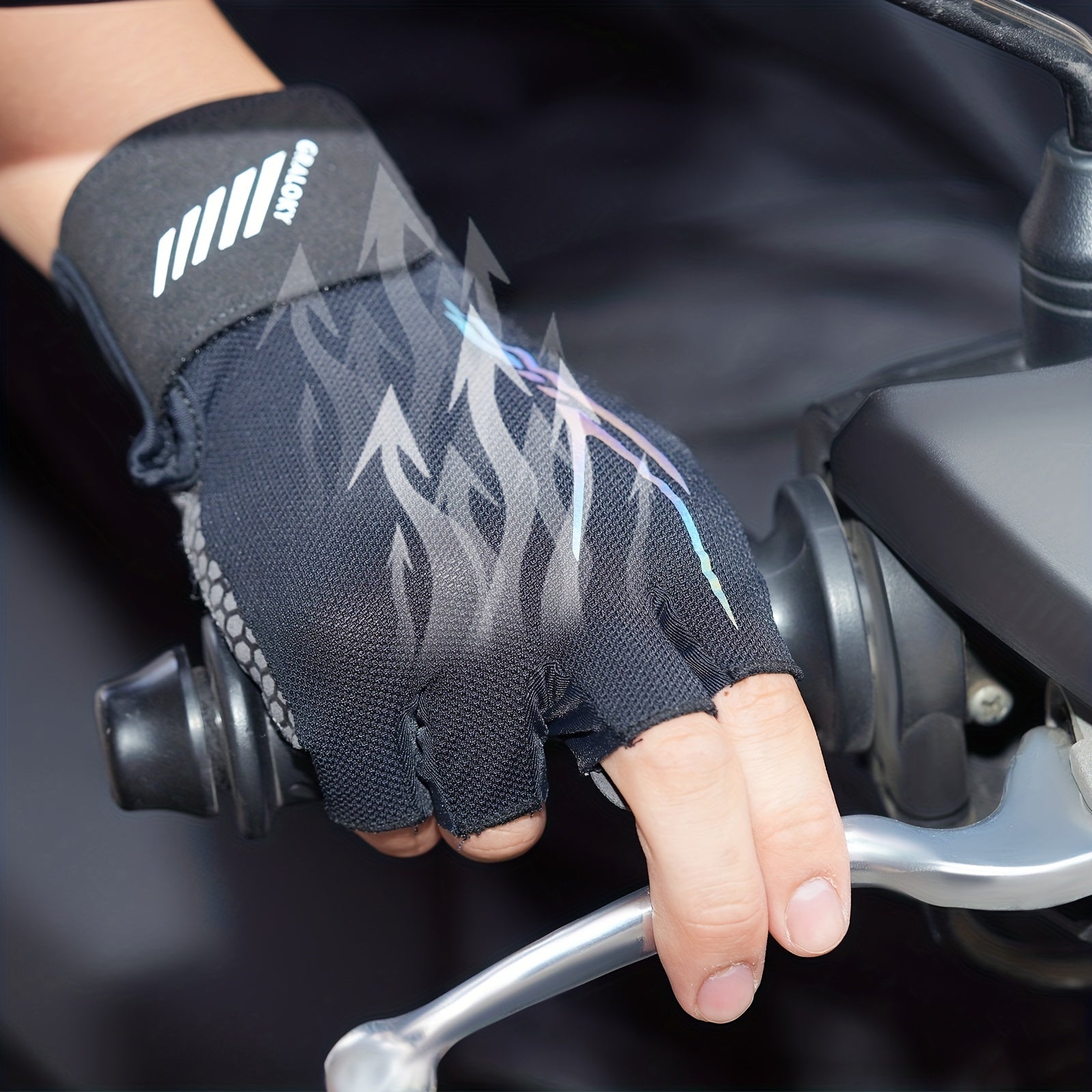Outdoor Fingerless Gloves for Driving Hiking Climbing