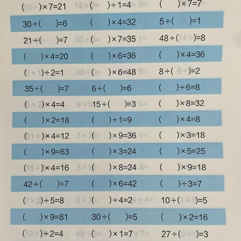 Math Workbook Set: Multiplication & Division Skills Boost