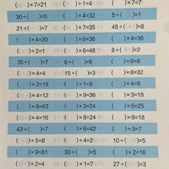Math Workbook Set: Multiplication & Division Skills Boost