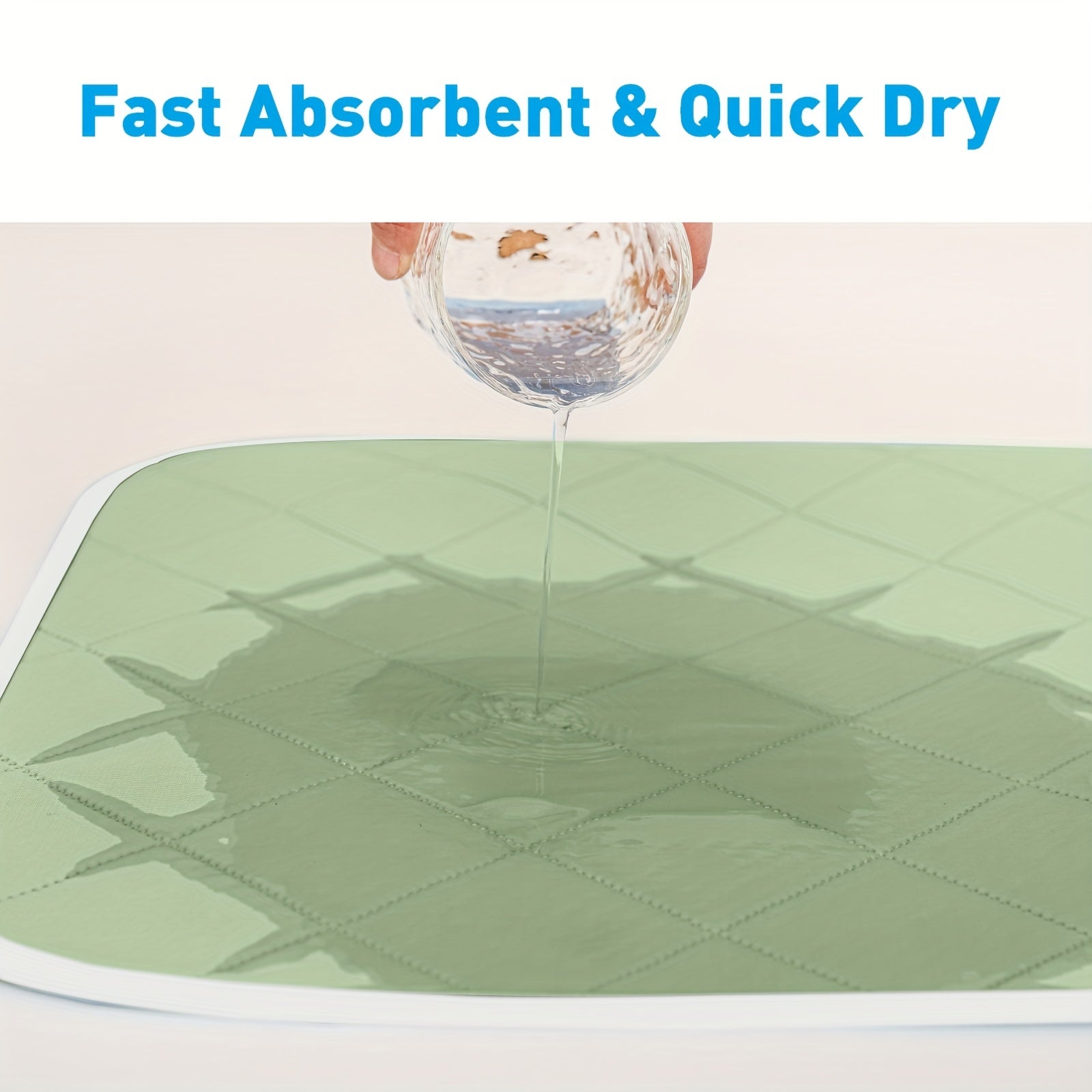 Waterproof Incontinence Bed Pads Washable Reusable Cooling Bed Underpads