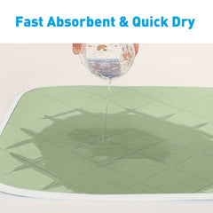 Waterproof Incontinence Bed Pads Washable Reusable Cooling Bed Underpads