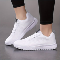 Women's Knit Weaving Running Shoes Non slip Outdoor Casual Sneakers