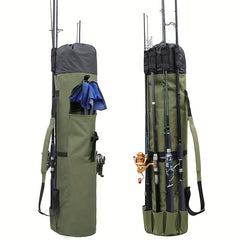 Large Capacity Multifunctional Fishing Bag Foldable Rod Holder