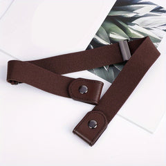 Adjustable Invisible Belt Elastic No Buckle Jeans Pants Belt