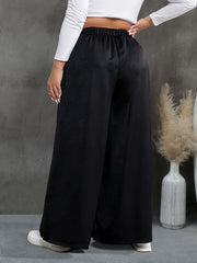  High Rise Wide Leg Trousers
