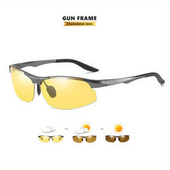 CoolPandas Photochromic Sunglasses Polarized Anti-glare Night Vision Glasses