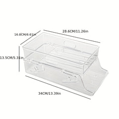 Foldable 2-Layer Refrigerator Can Holder