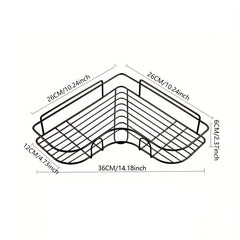 1PC Punch Toilet Bathroom Triangle Rack Wall Mounted Toilet Bathroom Shelves