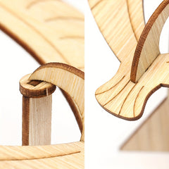 Wooden Balanced Bird Steam Experiment DIY Handcrafted Puzzle Kit