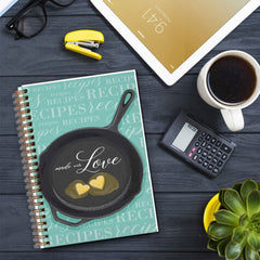 Love Recipe Notebook 13 97x21 08cm Paper Writing Diary