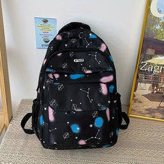 Rainbow Tie Dye Backpack Large Capacity Schoolbag
