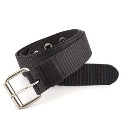 Canvas Belt Grommet Eyelet Rivet Jeans Belt For Men