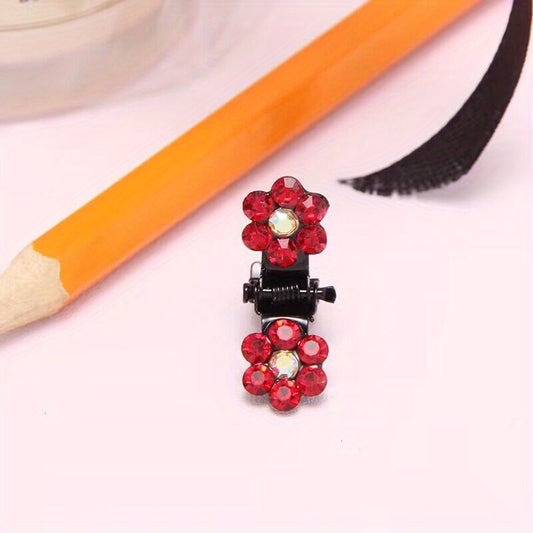 Multicolored Floral Hairpin Non Slip Clip for Ladies