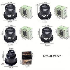 94PD Jewelers Eye Loupe Loop Magnifier Monocular Magnifying Glass