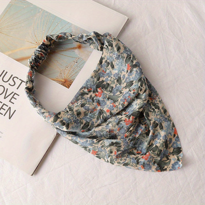 Boho Triangle Hairband Tie Dyed Fabric Headband