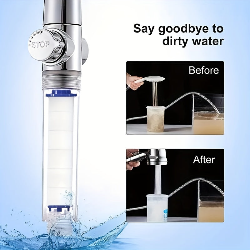 12pcs Hard Water Shower Filter for Handheld Shower Head