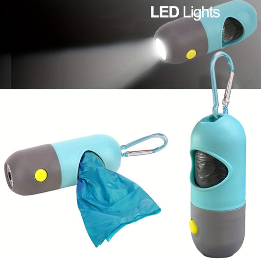 LED Dog Waste Bag Dispenser for Easy Pet Cleaning