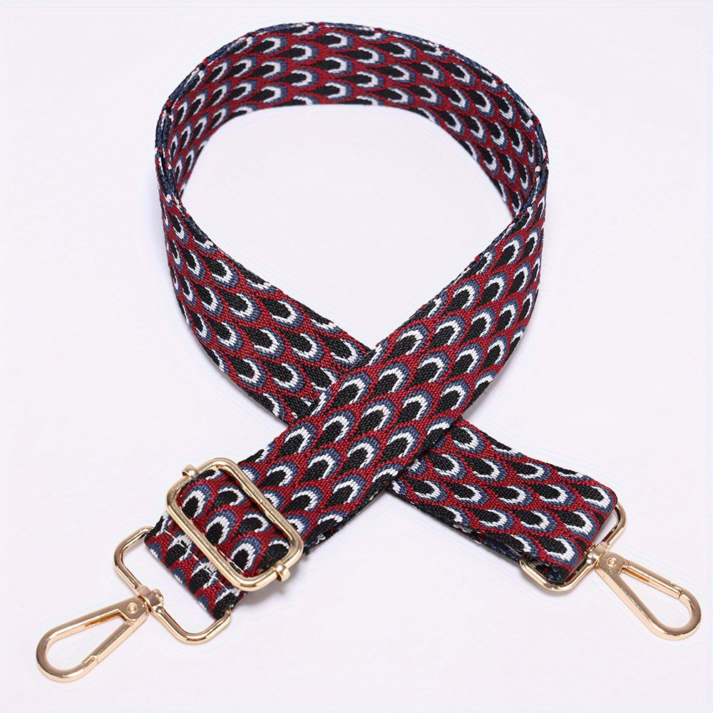 Animal Embroidery Adjustable Strap Wide Nylon Shoulder Strap