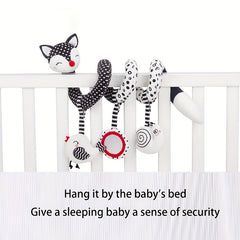 Newborn Comfort Baby Toy Car Pendant Plush Bed Bell Early Education