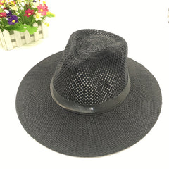 Sun Protection Large Brim Knitted Denim Hat