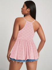  Casual Tank Top Women Nipped Waist Ruched Cami Top