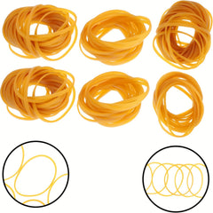 280pcs Rubber Band Yellow Office Rubber Rings