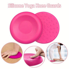 2pcs Non Slip Silicone Yoga Mat for Knee Elbow Protection