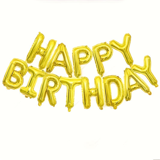 40 64 Cm Happy Birthday Set - Balloons and Banners