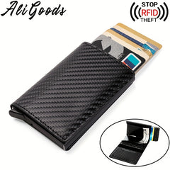 Men's Slim RFID Blocking Credit Card Holder Wallet