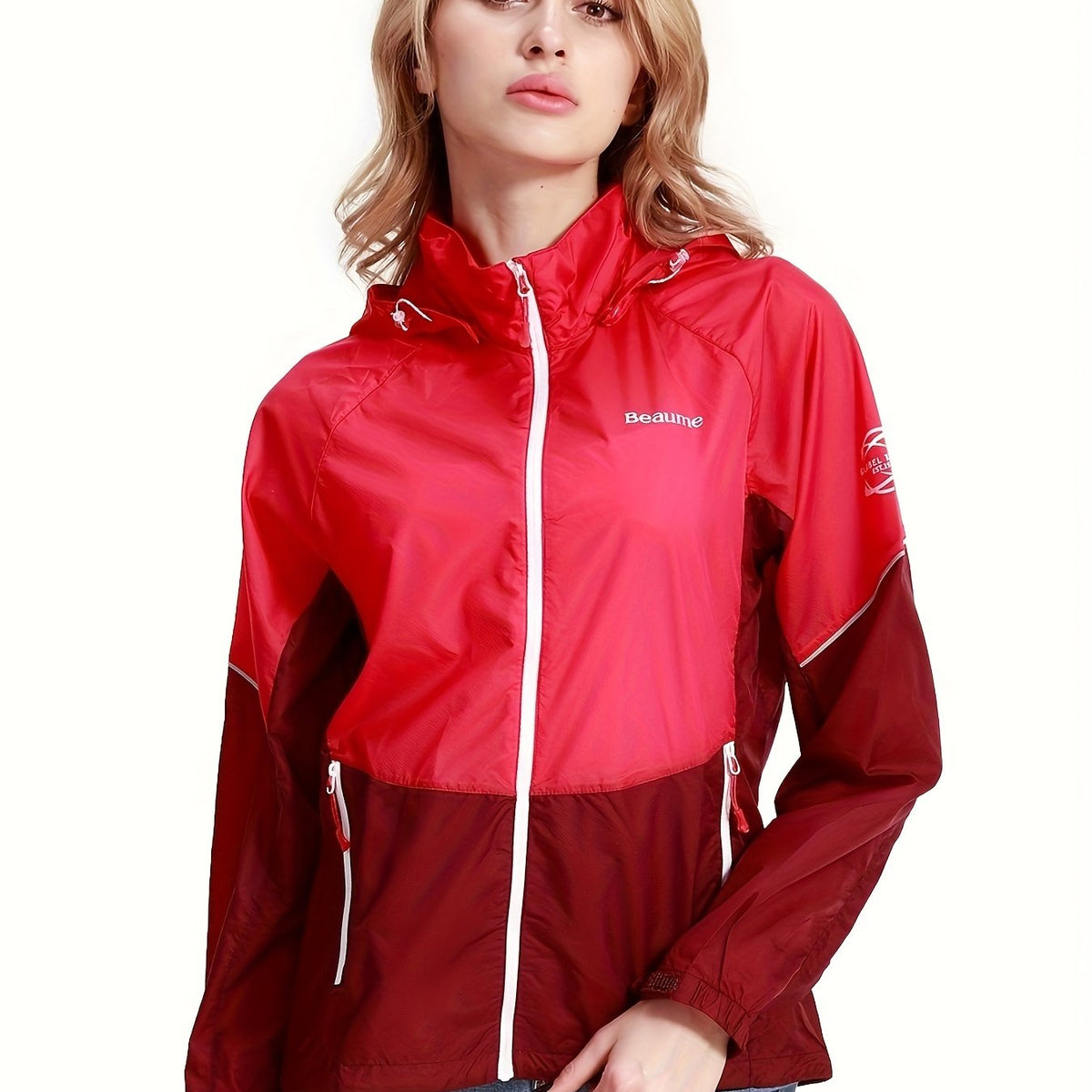 BEAUME Women's Sun Protection Hooded Jacket - Quick Drying Sports Coat